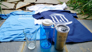 Some of the merchandise sold through the UNC Kenan-Flagler Student Store.