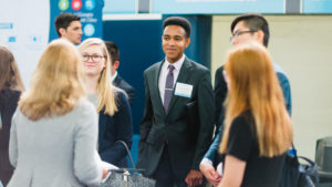 UNC Undergraduate Students At Job Fair