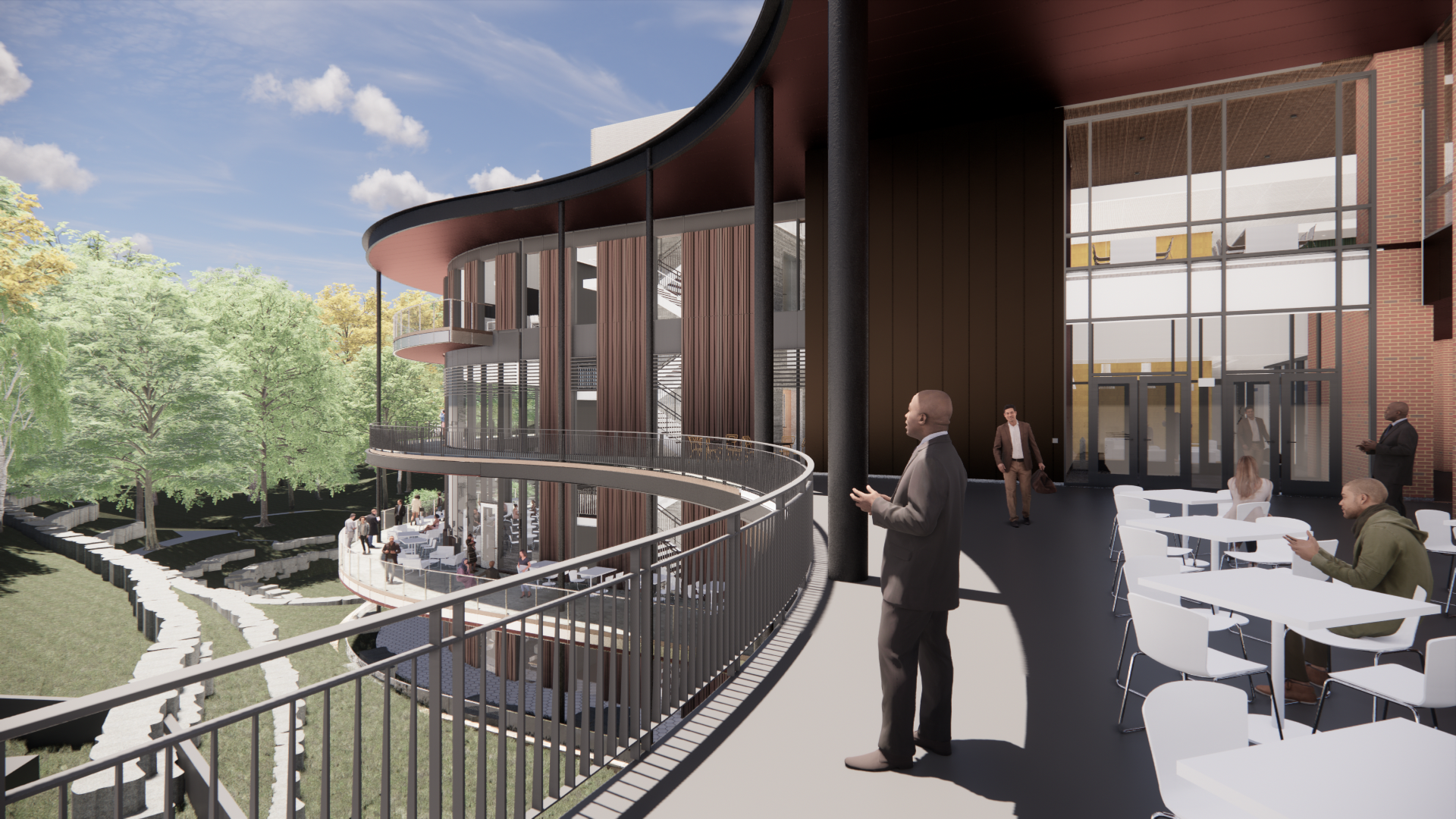 Celebrating groundbreaking for Steven D. Bell Hall