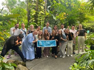 Jenna Haugen and undergraduate students during a Global Immersion Elective on ecotourism in Thailand.