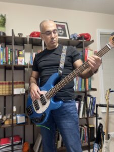 Seyed Emadi playing bass