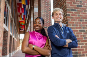 Luther Hodges Scholars Nora Elsayed and Hunter Vaughan
