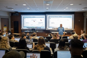 Chip Snively teaching a class