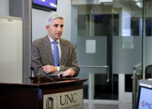 Jim Hansen (MBA ’08), PNC regional president for Eastern Carolinas.