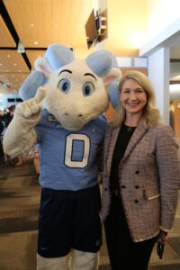 Hillary Salo with Rameses