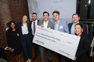 Ryan Durr (MBA ’25) with his Alpha Challenge team.