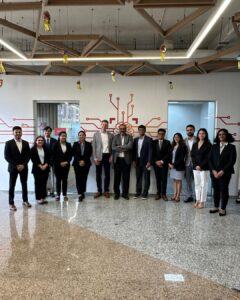 A group photo of Daniel Ringel’s “AI in Business” class at the BITS School of Management.