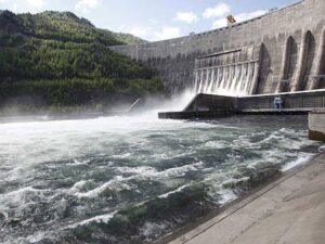 River and dam
