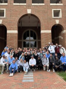 Group photo with Timberlake outside of McColl