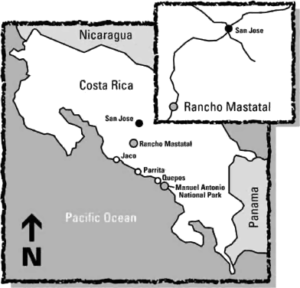 Map of Mastatal Region. Via University of Washington Tacoma
