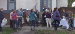 Neighborhood Sun participating at an Alliance for the Bay trash cleanup.