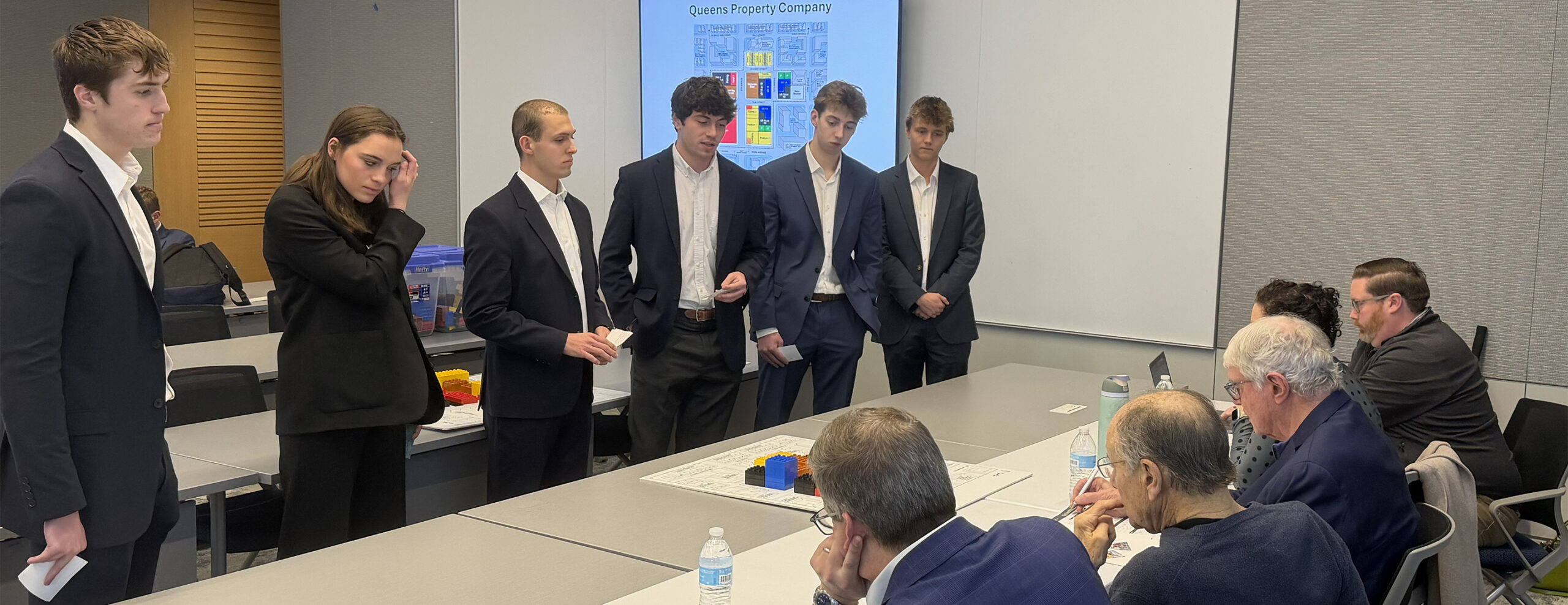 Students giving presentation