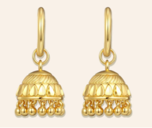 The Micro-Jhumkas, inspired by Limma’s mother and her journey to immigrating to England from Bangladesh.