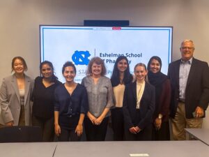 The team of STAR students who partnered with the UNC Eshelman School of Pharmacy