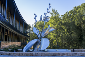 Ben Leone’s “The Orchid (and the I-Beam)” sculpture