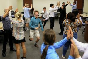 Applied Improv - taught by UNC Kenan-Flagler Business School professor Greg Hohn - isn't your typical b-school class!