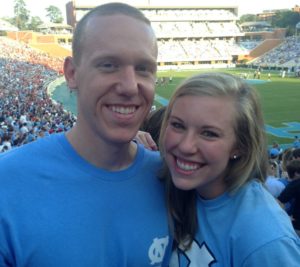 Kenan Connection president Lauren Hogge & husband Paul (MBA '16)