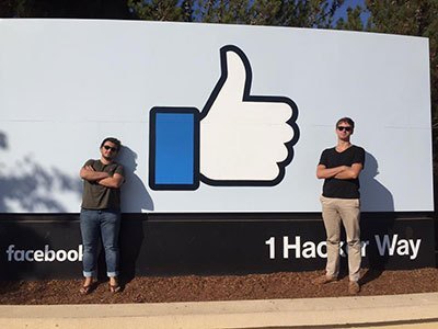 At Facebook in Silicon Valley