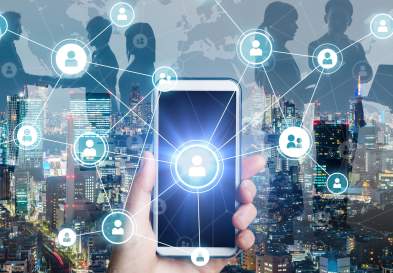 person holding a cellphone