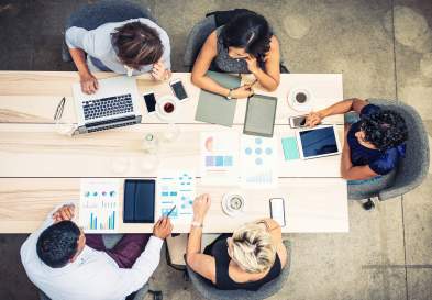 startup company meeting