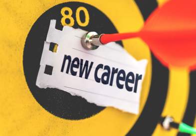 Bullseye dart on new career