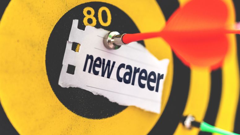 Bullseye dart on new career