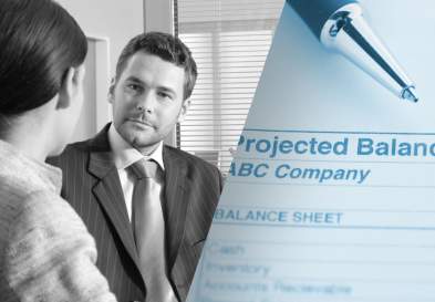 Man and woman talking