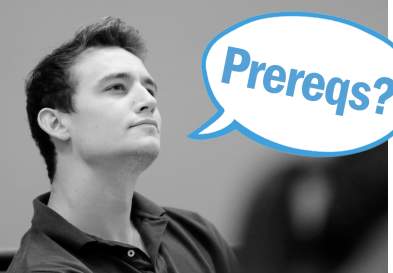 Man asking about Prereqs