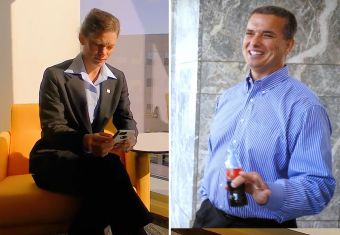 Amy Baker and David Byers