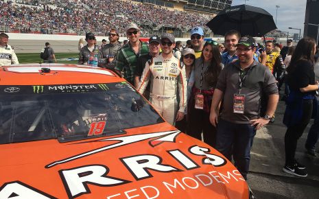 STAR students at NASCAR