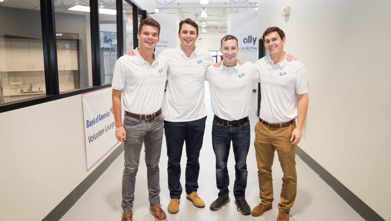 Four UNC graduates at Griffin Brothers Companies