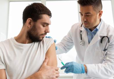 Doctor Giving Patient A Shot