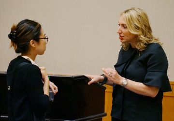 Alison Fragale And Student