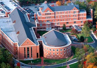Aeriel View of UNC Kenan-Flagler McColl and Kenan Buildings