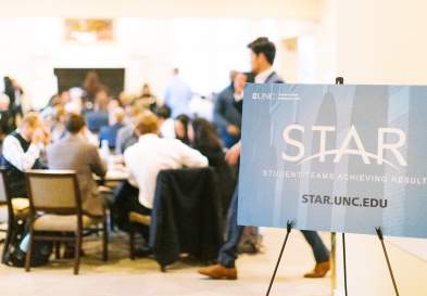 STAR Sign In Front Of Room Full Of Students