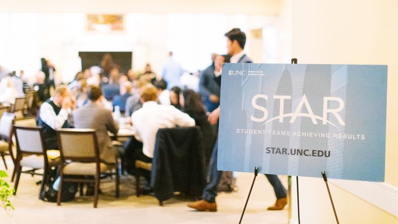 STAR Sign In Front Of Room Full Of Students