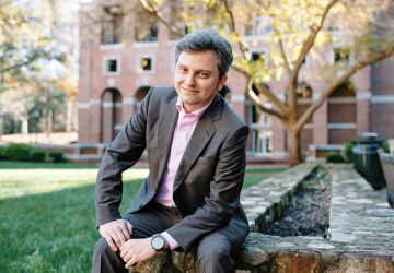 Riccardo Colacito of UNC Kenan Flagler at McColl Building