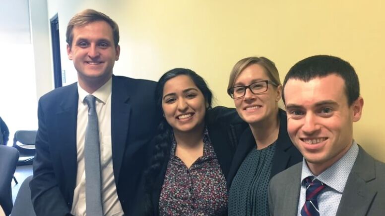 Zach Stone with competition team