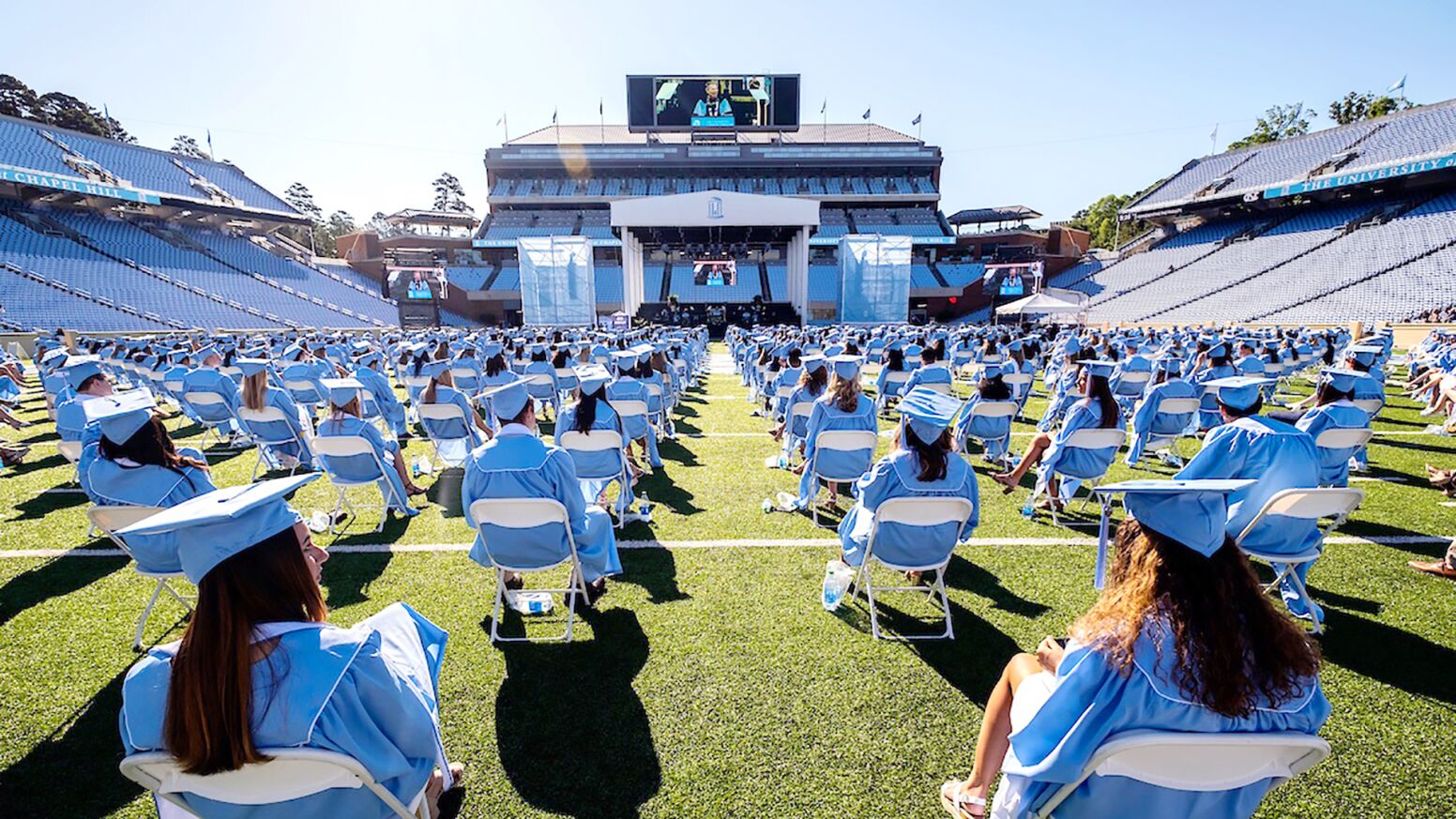 Graduating in person! UNC KenanFlagler
