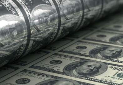 Money being printed