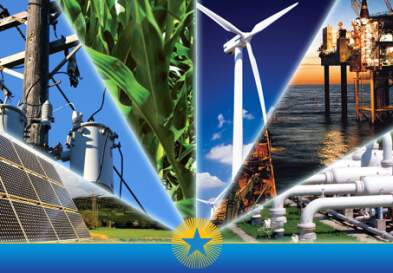 collage of various energy sources