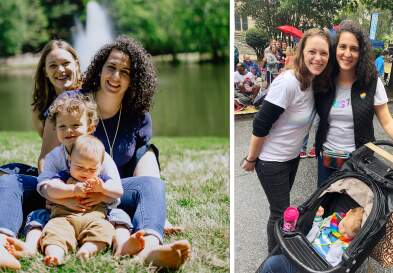 Maital Guttman with family