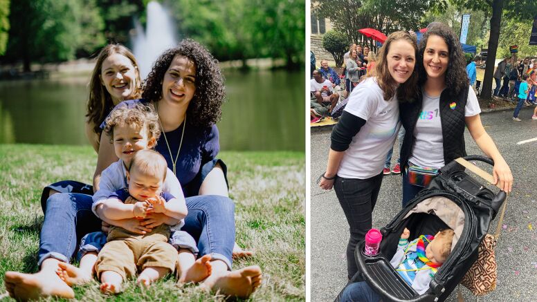 Maital Guttman with family