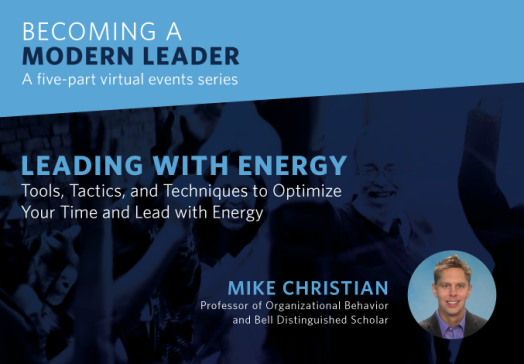 Virtual Event - Leading With Energy