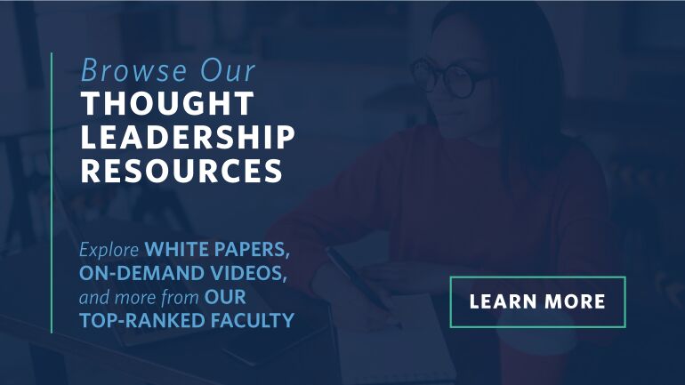 Ad for Thought Leadership Resources