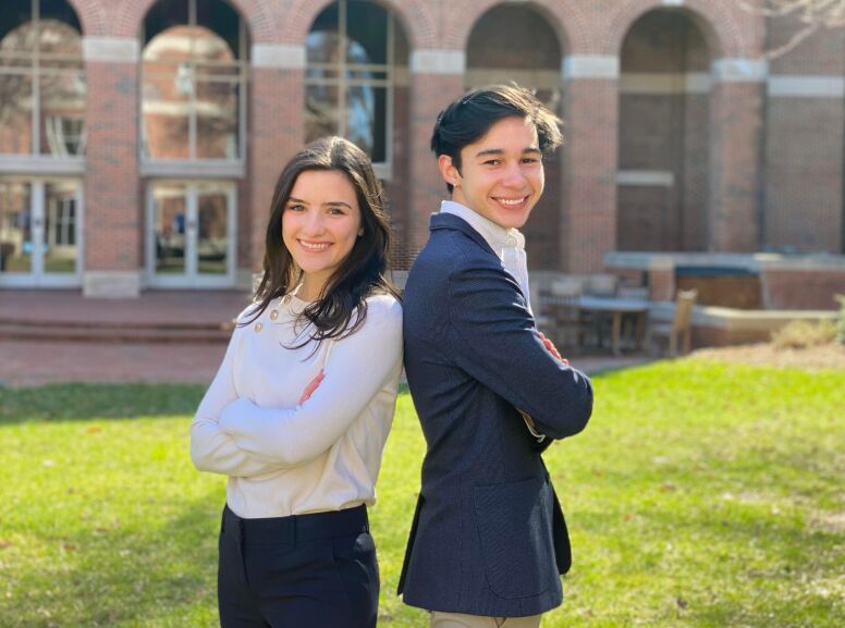 Juniors Emily Wallace and Julian Esquer were selected to lead the Undergraduate Real Estate Club as co-presidents .