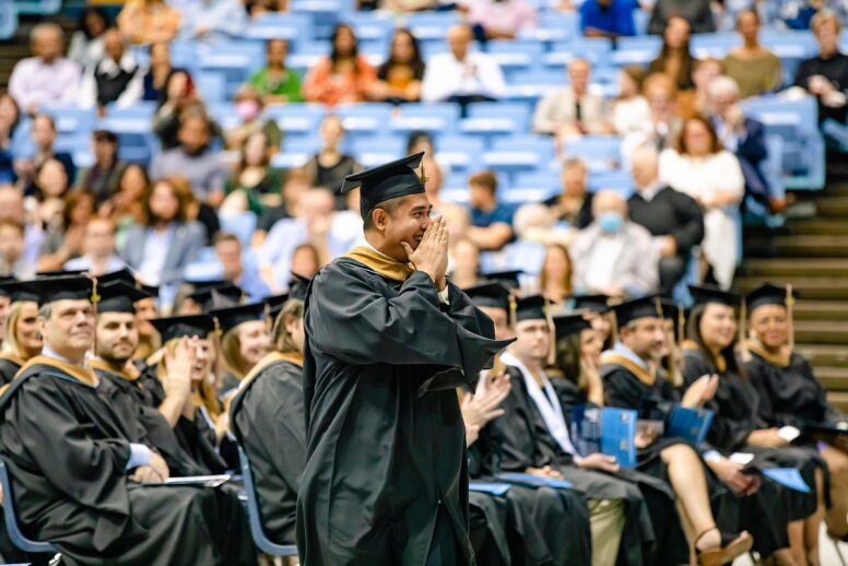 Lek Sacramento at graduation