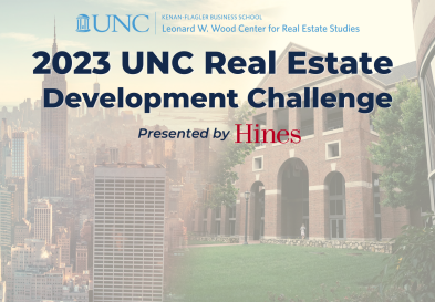 2023 UNC Real Estate Development Challenge promotional graphic