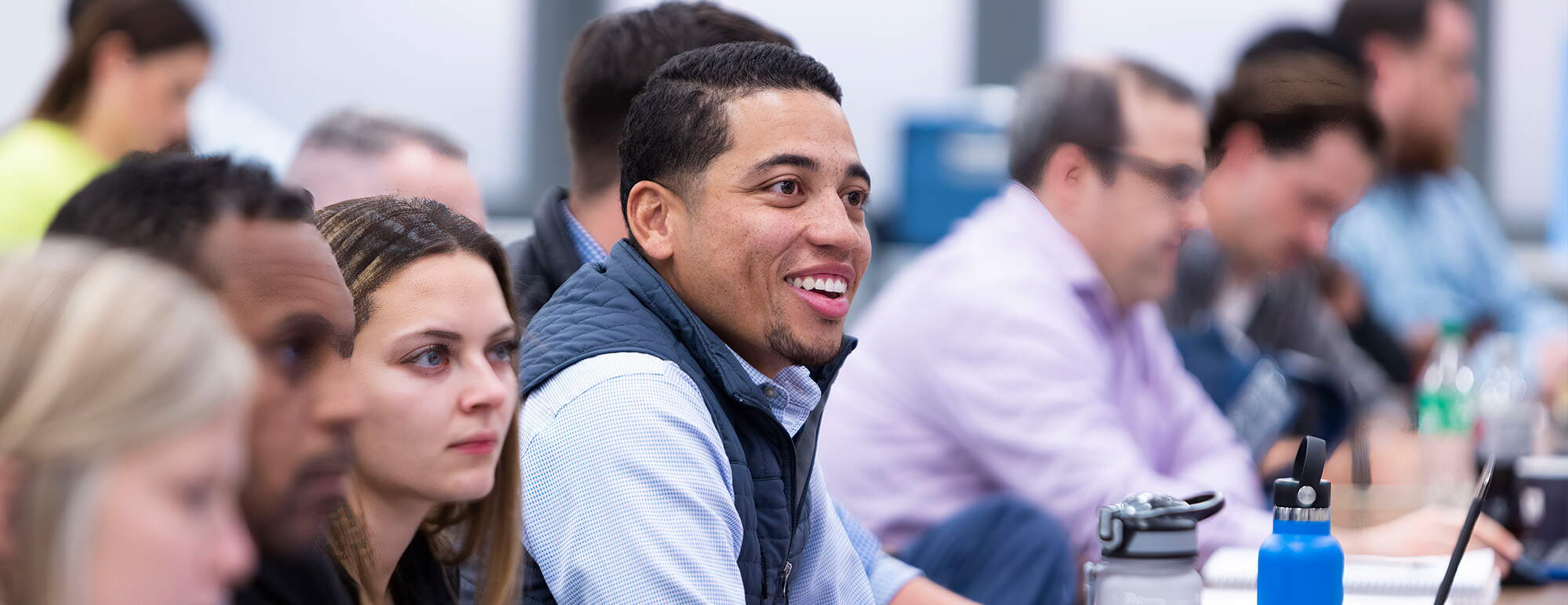 Students at the Charlotte Executive MBA program