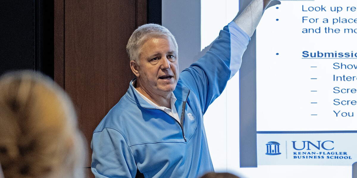 John Hand Learning about money matters | UNC Kenan-Flagler
